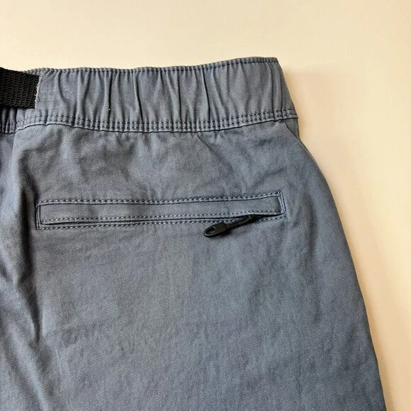 The Foundry Supply Men's Shorts LT Flat Front Buckle Zip Up Vintage Indigo - Picture 6 of 11